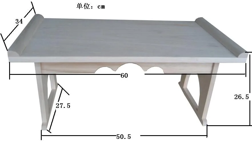 Funeral Supplies, Wood Table, Japan Paulownia Wooden Altar Table Platform For Funeral Ceremony 1