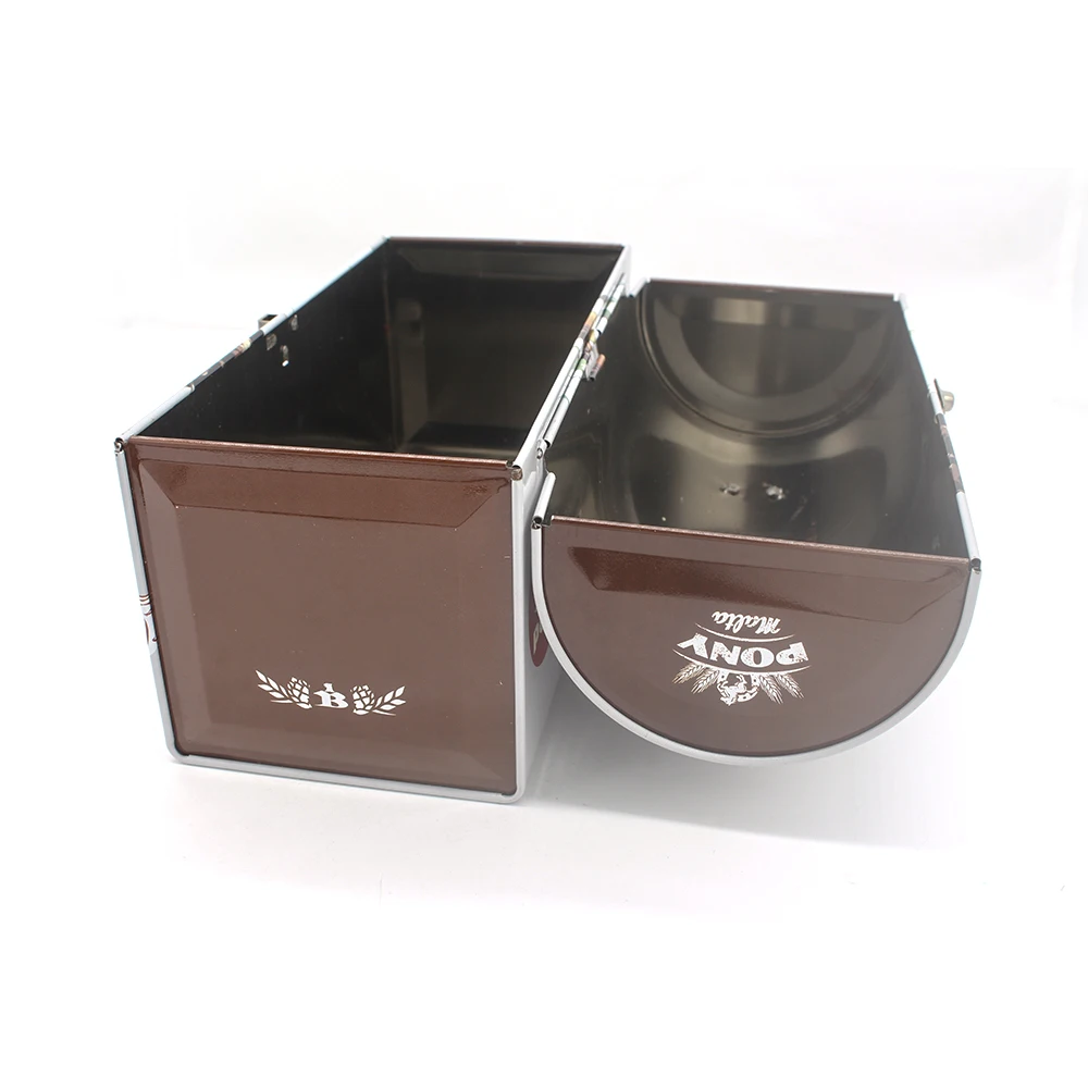 Guangdong индивидуальная пустая большая металлическая ручная Оловянная коробка для инструментов