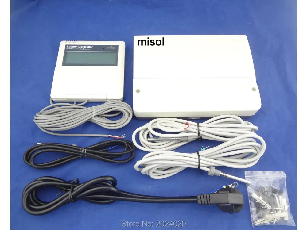 220V controller of solar water heater with 5 sensors for separated pressurized