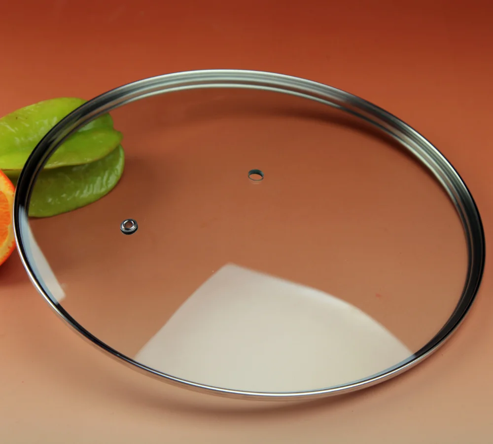 Производитель H-образной крышки из закаленного стекла для сковороды