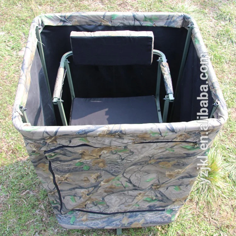 360 Degree Swivel Hunting Tree Stand With Camo Blind/ Tripod Tree Stand