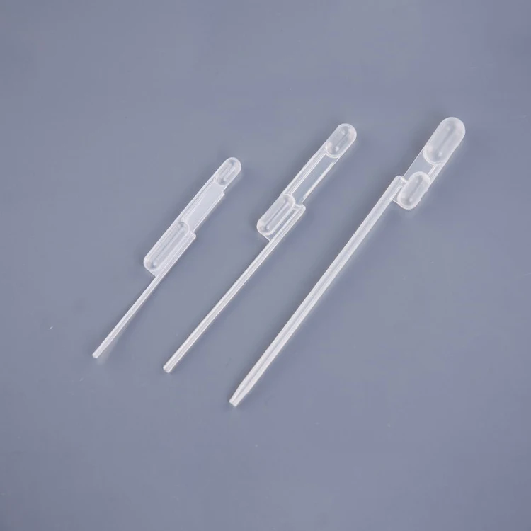 Пластиковая одноразовая переносная пипетка лабораторная
