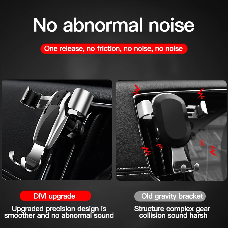 
 Универсальный автомобильный мини-держатель DIVI, магнитный держатель для телефона с креплением на вентиляционное отверстие, автомобильный держатель для iphone и Samsung, магнитный автомобильный держатель для телефона  