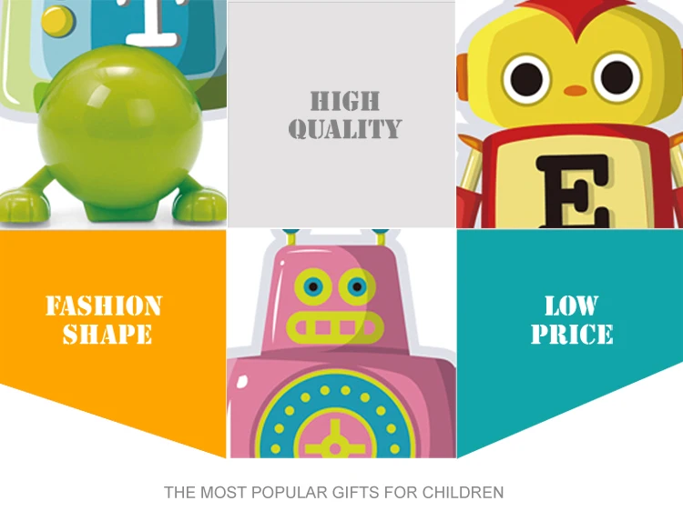 
 Недорогие рекламные товары, картина «сделай сам», 6 шт., заводные игрушки-роботы, распродажа  