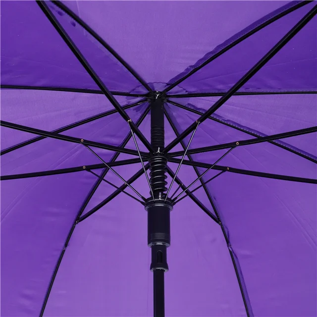 Auto Open EVA Handle Purple Color Straight Umbrella Custom logo Printed 1 Folding Paraguas Umbrellas