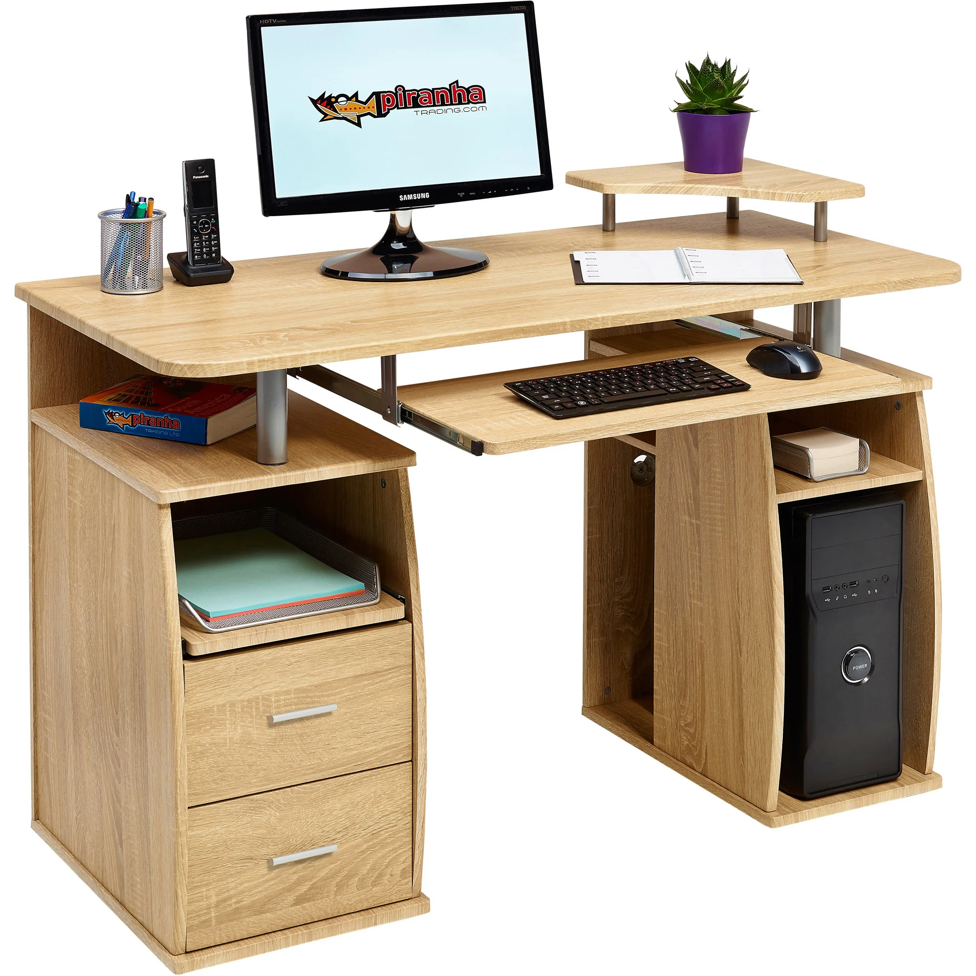 Office Desk Computer Desk Practical Desk Made From Wood