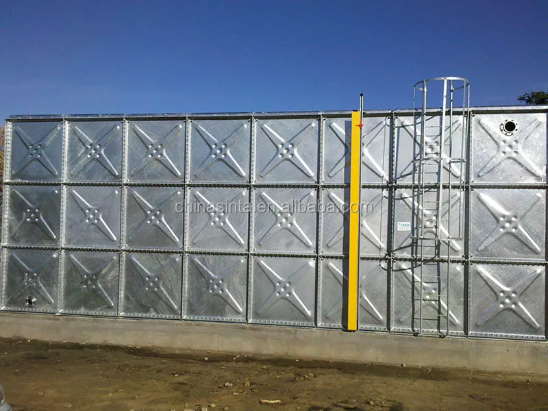 Modular Sectional Elevated Pressed Vertical Steel Tower Water Reservoir ...