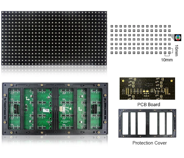 P10 SMD Outdoor Full Color LED Display Module
