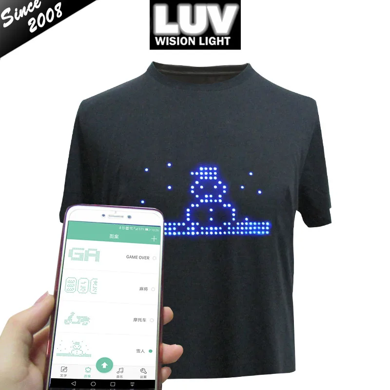 buy led t shirt