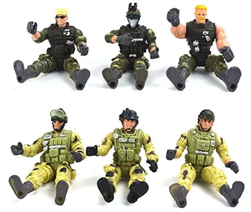 High-quality Custom Made Green Mini Soldiers Plastic Army Men Toy