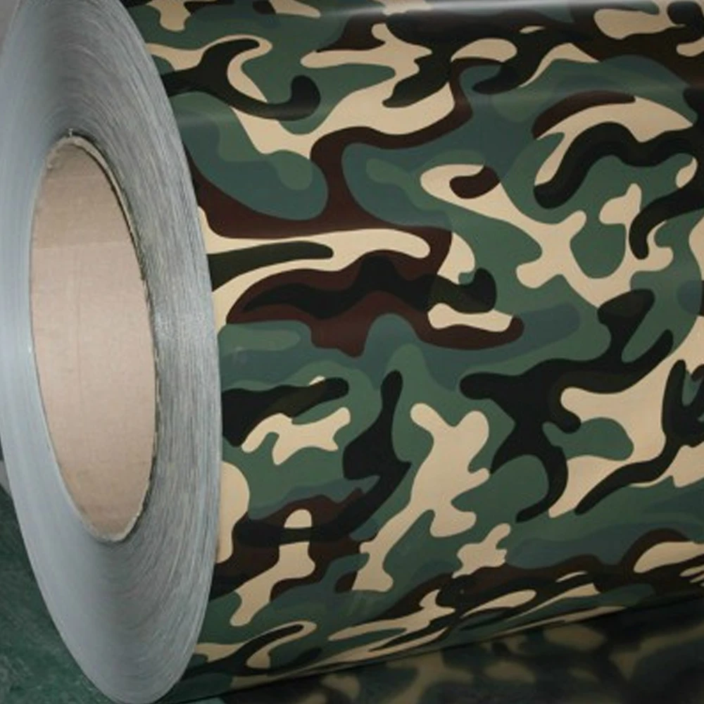 Камуфляжная печать Цветная оцинкованная сталь