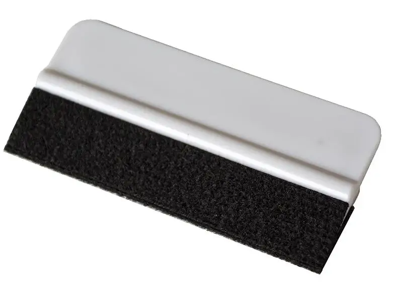 10*4,5 см мягкий белый войлочный скребок с логотипом на заказ скребок для автомобиля инструменты для нанесения