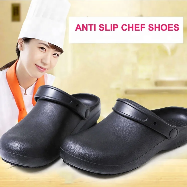 Wholesale dd Wholesale anti-skid kitchen safety shoes kitchen chef clog  shoes hotel waterproof oil proof chef shoes From m.