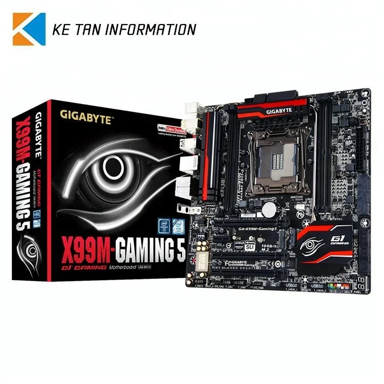 Десктопная игровая Материнская плата GIGABYTE Intel GA-X99M-Gaming 5 64G DDR4 LGA