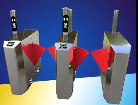 Highly Secure Access Control Security Solutions School Guard Glass Aluminum Gates Speedstile Turnstile