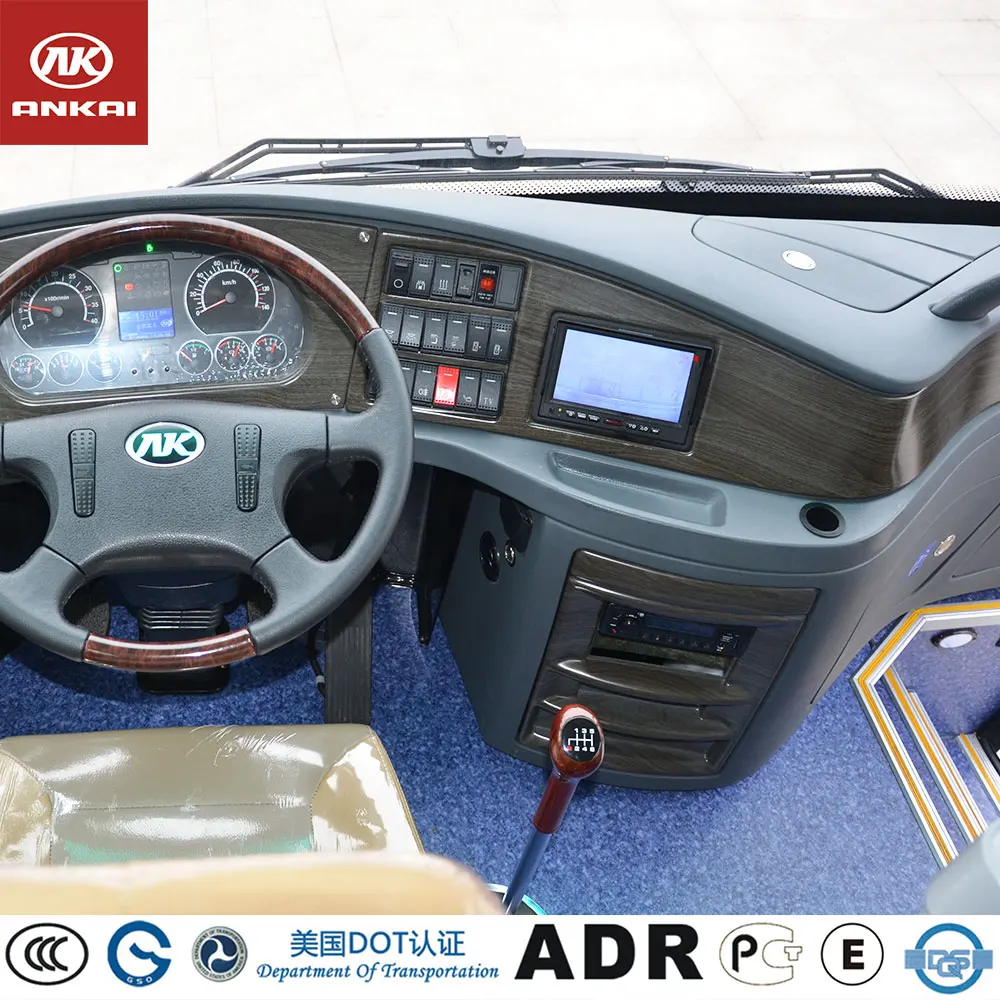 luxury high-end road coach bus with big seat capacity and lower price than YUTONG bus