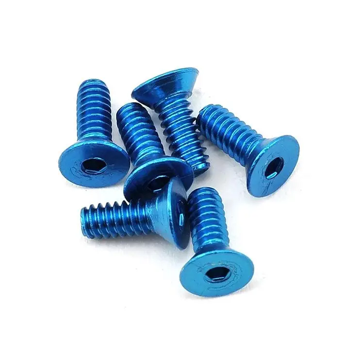 Viti A Testa Piatta Svasata In Titanio GR2 Con Presa Torx - Misure M1.6 M2 M3 M4 - ISO14581 - Foto 3