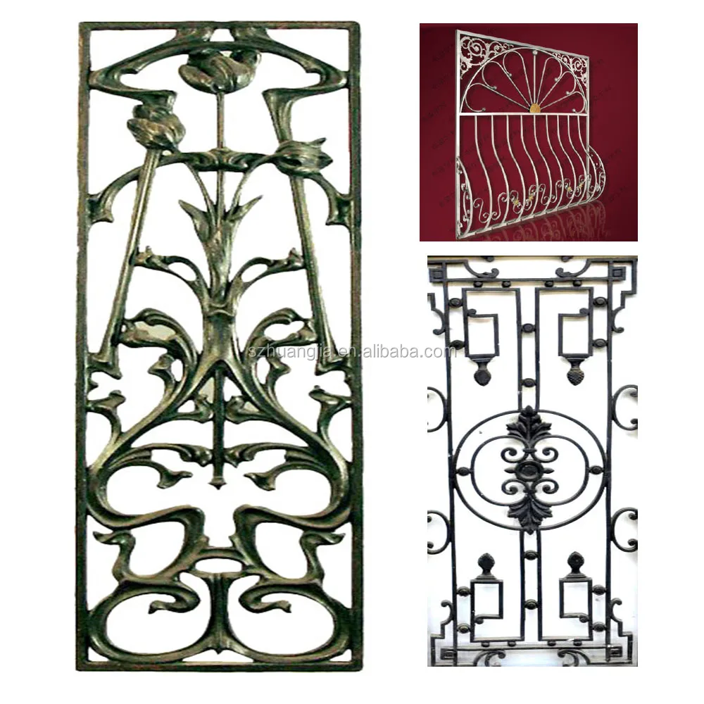 Latest Design Cast Iron Window with Grills Design