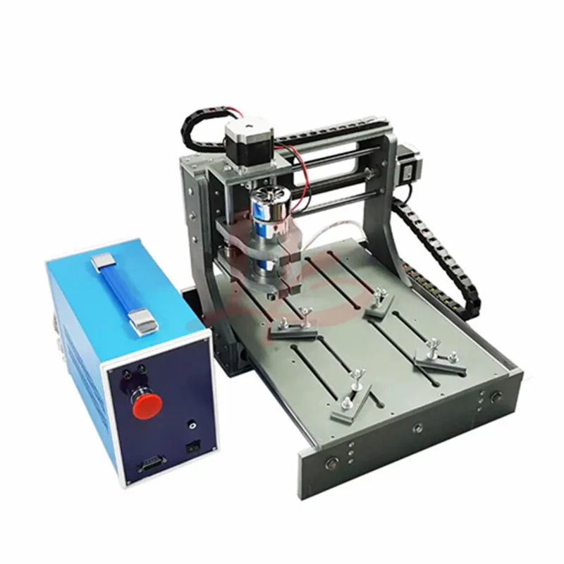 CNC Router 2030 Parallel Port 4axis 300W DC Spindle Mini Cnc Engraving Machine