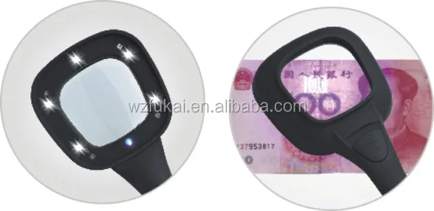 TH-600558 ручной прямоугольные пластиковые Лупа увеличительное стекло