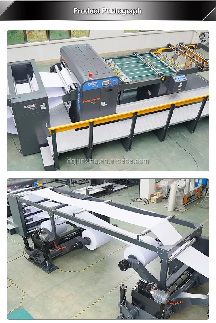 Chm-1400 Automatic Paper Roll Sheeter Cutter Machine Precision High ...