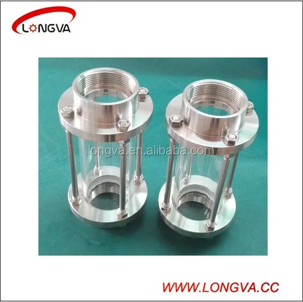 Tank Vessel Sight Glass Hydraulic Stainless Steel Npt Female Threaded