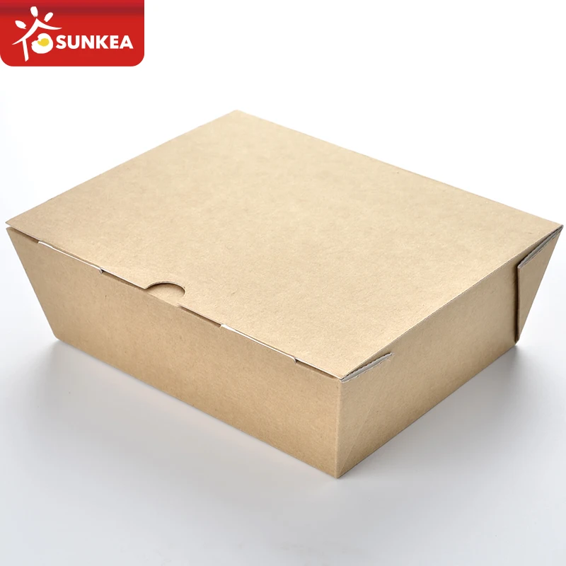 Custom Cardboard Food Packaging Pasta Kraft Paper Take Away Chinese No –  Fastfoodpak