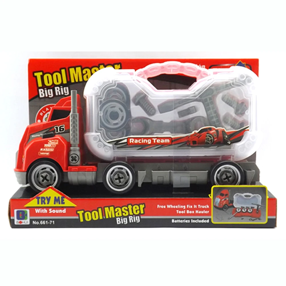 toy truck with tools