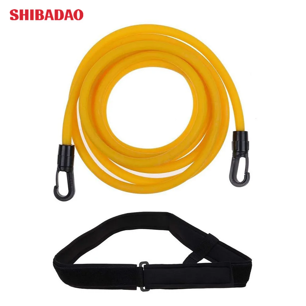 Swimming Resistance Belt Drag Parachute And Tether For Resistance Training 