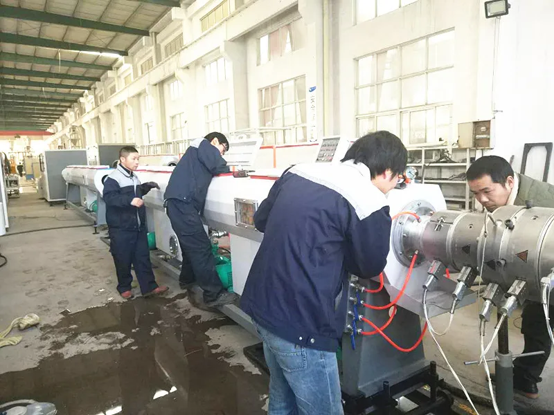 Plastic PVC PP PE Pipe Extruder Machine Extrusion Line Making Machine