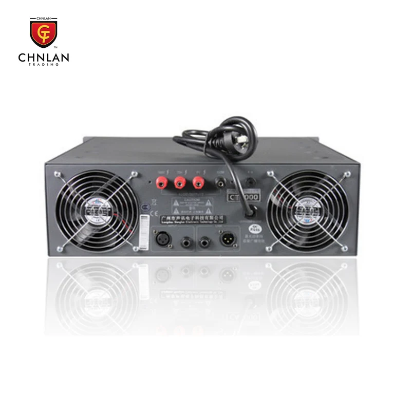 CT2000 PA System High Audio Power Amplifier 2000w Amplifier 100v