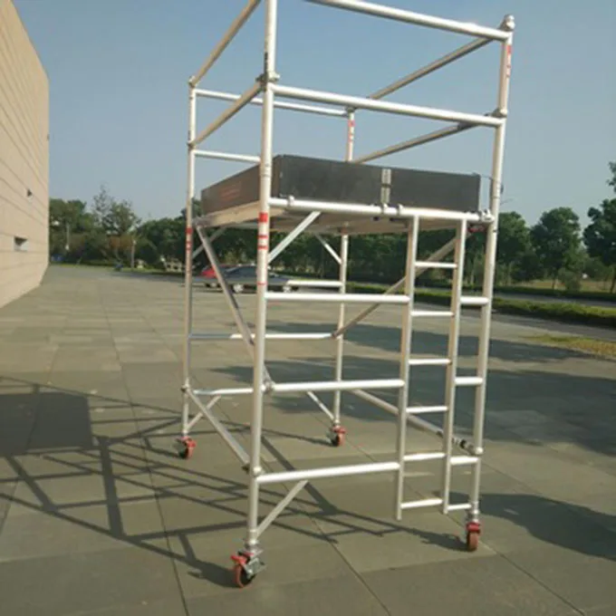 Alibaba.com: Double Width Aluminium Mobile Scaffolding Tower 20M Height ...