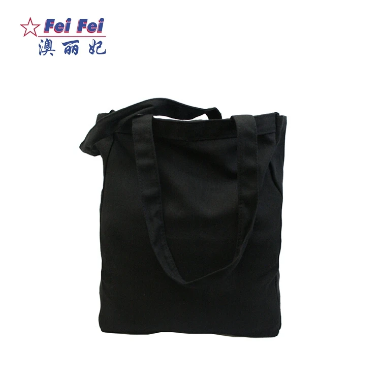 Canvas Tote  Blank Standard Size Black Canvas Tote Bag Customized