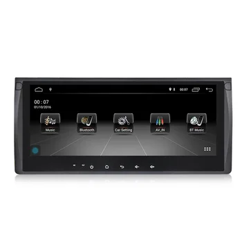 MEKEDE 10.25inch Android 10 2g+32g Quad Core Car DVD Payer GPS Navigation Radio Video for BMW E39 E53 Audio Stereo WIFI SWC BT