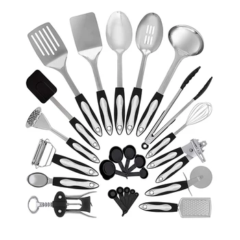 Batería de Cocina Acero Inoxidable 25 Piezas Flavor Kitchen | Bodega
