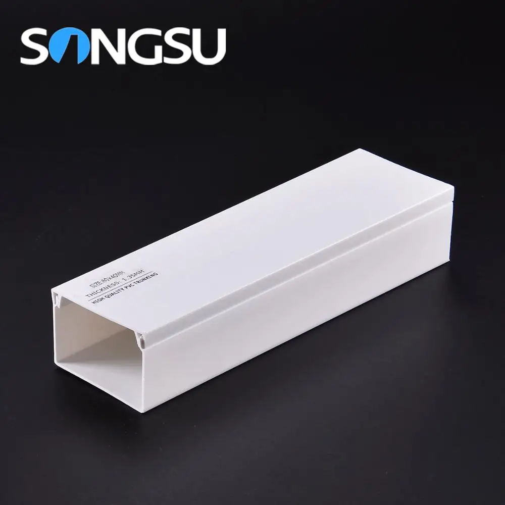 Cable Trunking System Low Price Building Material Pvc Gutter for Electrical Wire