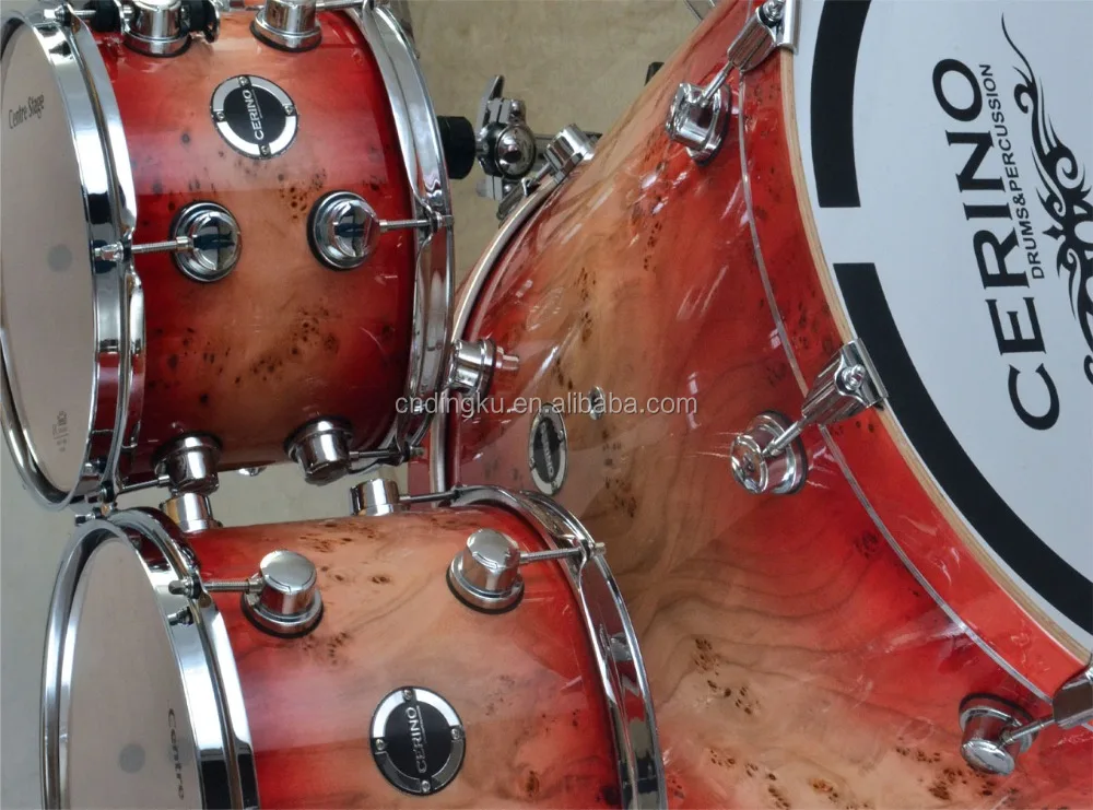 Акустический Профессиональный барабанный набор cabaleio-maple burl и america maple, 5 шт.