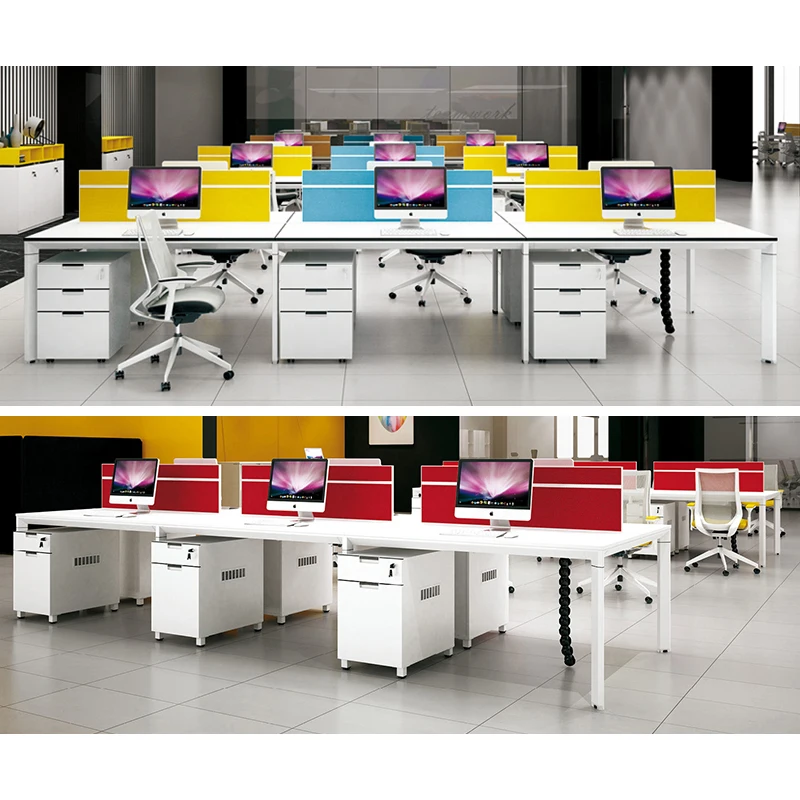 6 person high quality modular office furniture workstation furniture modern workstation with desktop