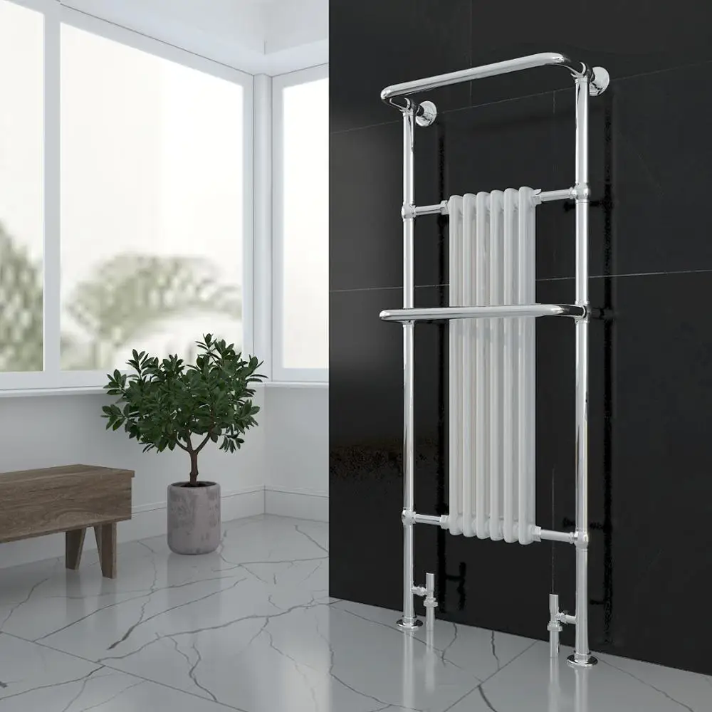 SUN-TR14FM Traditional Floor Mounted Designer Heated Towel Rail Bathroom Radiator