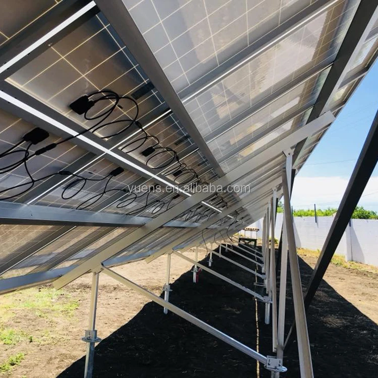 100Kw Solar PV Ground Mount System Solar Panel Ground Mount Aluminum Structure