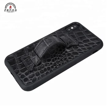 New Design Black Crocodile Leather Phone Case for iPhone13seriesAll models can be customized