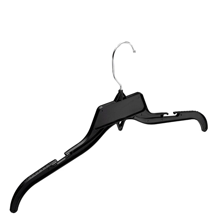 17 Inch 484 Ps Material Black Plastic Hanger With Metal Hook Great For