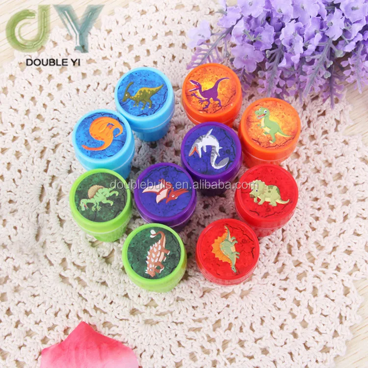 10pcs Assorted Stamps For Kids Toys Educational Animal Self Ink Stamps Kids  Party Favors Children Stamp