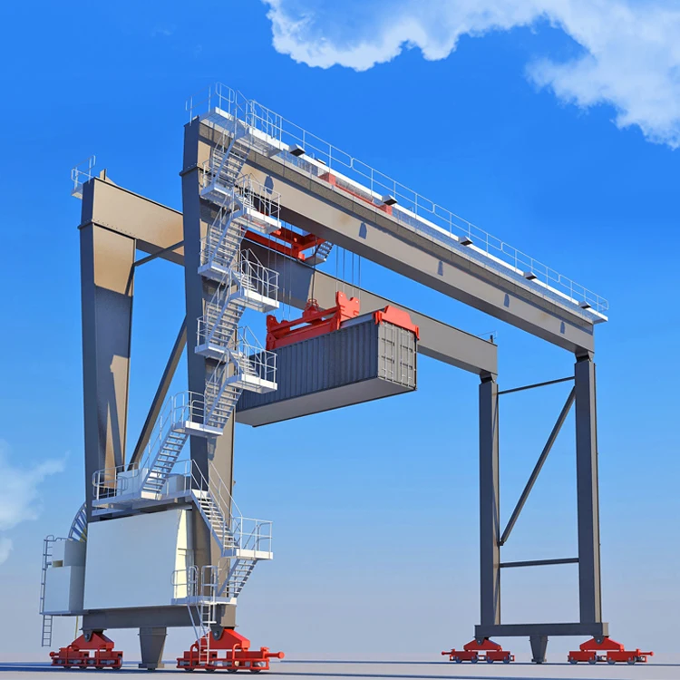 Lifting Containers Crane Portainer Crane for Sale Design Drawing Freely