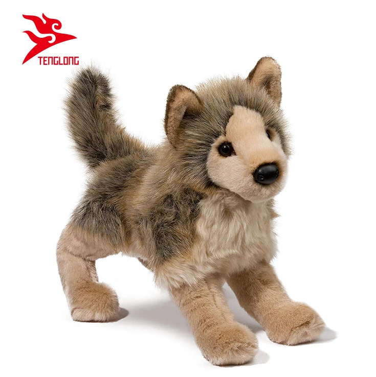 30cm Tall Stuffed Wild Animal Soft Douglas Wolf Plush Toy For Gift - Buy  Wolf Plush Toy,Douglas Plush,Wild Animal Stuffed Toys Product on 