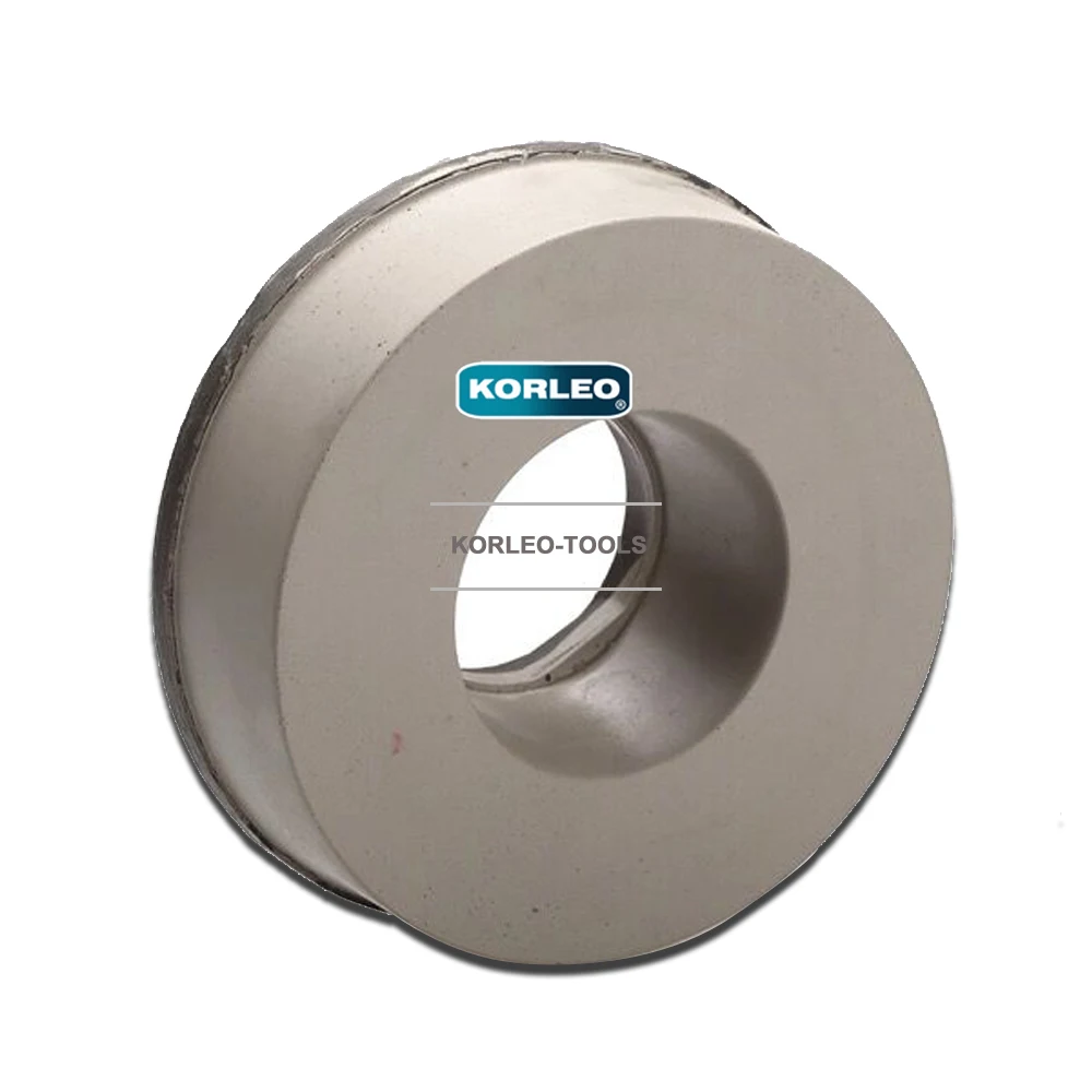 Snail Lock Edge Magnesite  Abrasive Grinding Wheels for Marble Stone Straight and Belved Edge Polishing