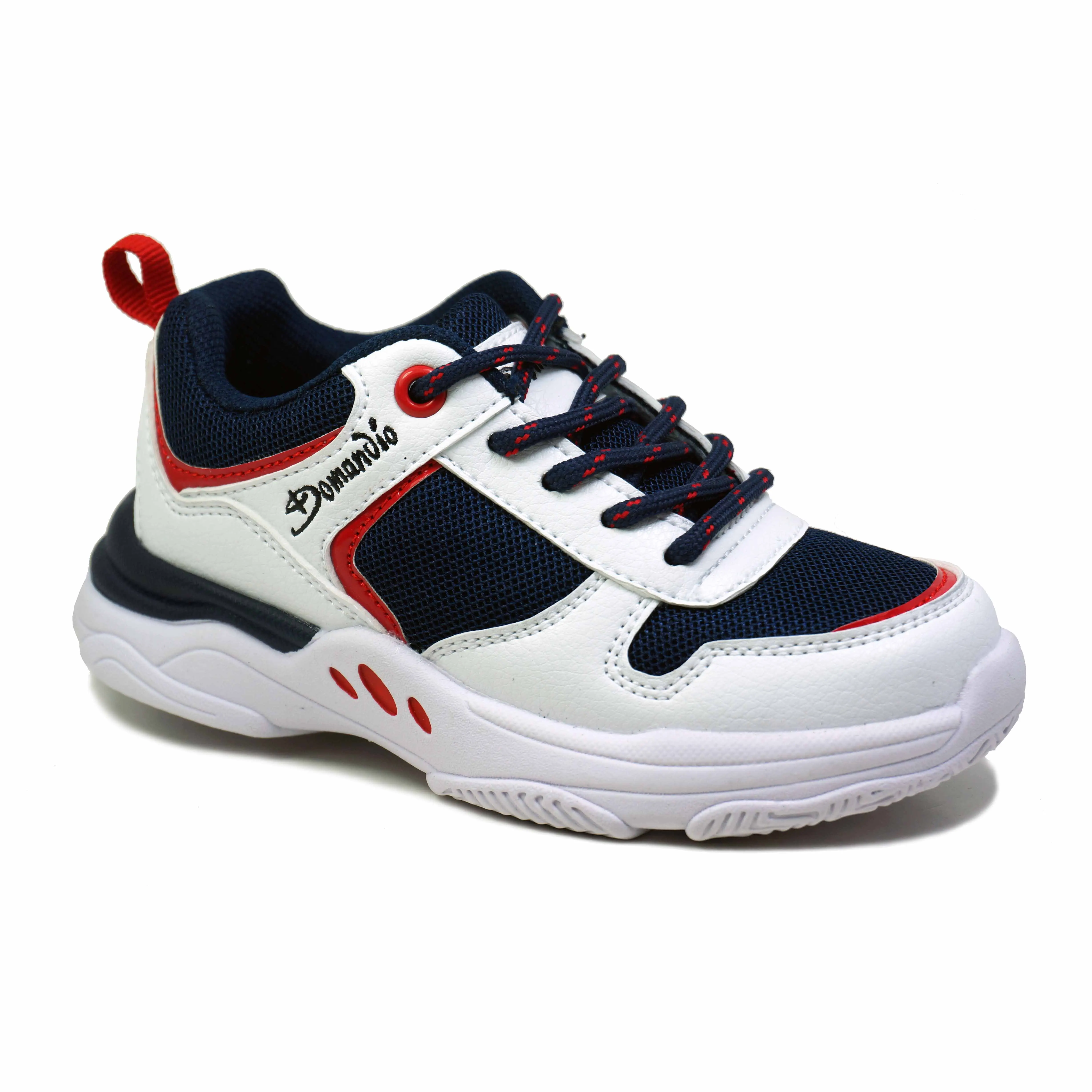 2022, детские кроссовки на шнуровке для больших детей, Прямая поставка с завода для мальчиков и девочек, блестящая сетчатая и мягкая обувь с мягкой подошвой Md, обувь для папы