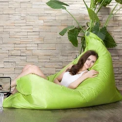 Summer customization indoor and outdoor bean bag chair waterproof pool triangle chair Bean Bag NO 4