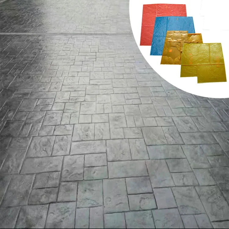 アシュラースレートパターンスタンプコンクリートモールド