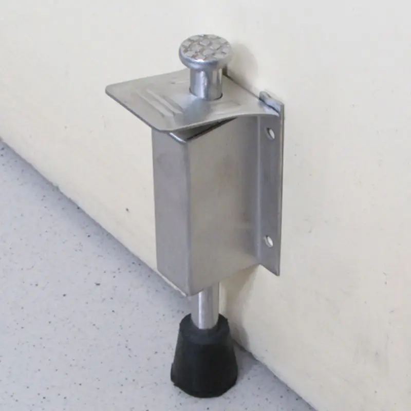 Мягкая напольная ножка, квадратная форма, пробка для двери, резиновый защитный клин, белый откидной дверной ограничитель